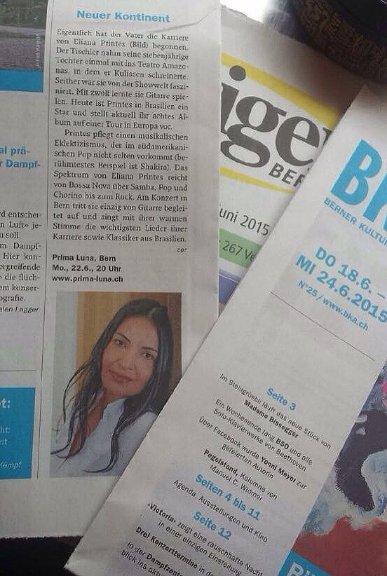 eliana Printes Jornal de Berna